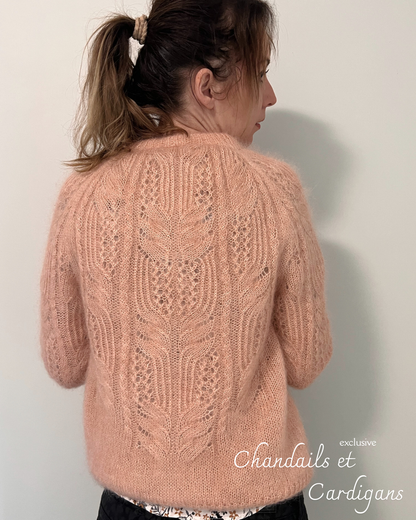 PARADISE CARDIGAN PDF Knitting Pattern - 2 ways of knitting (seamless and with seams)
