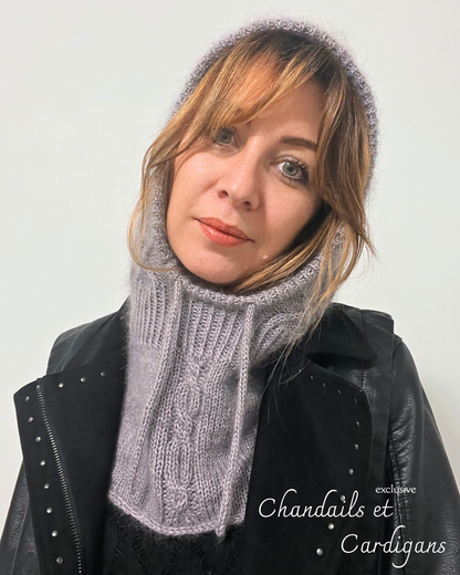STOCKHOLM HOOD PDF Knitting Pattern - hood (seamless)